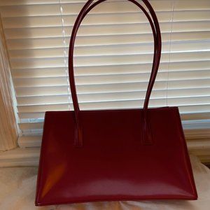 Red Leather Purse